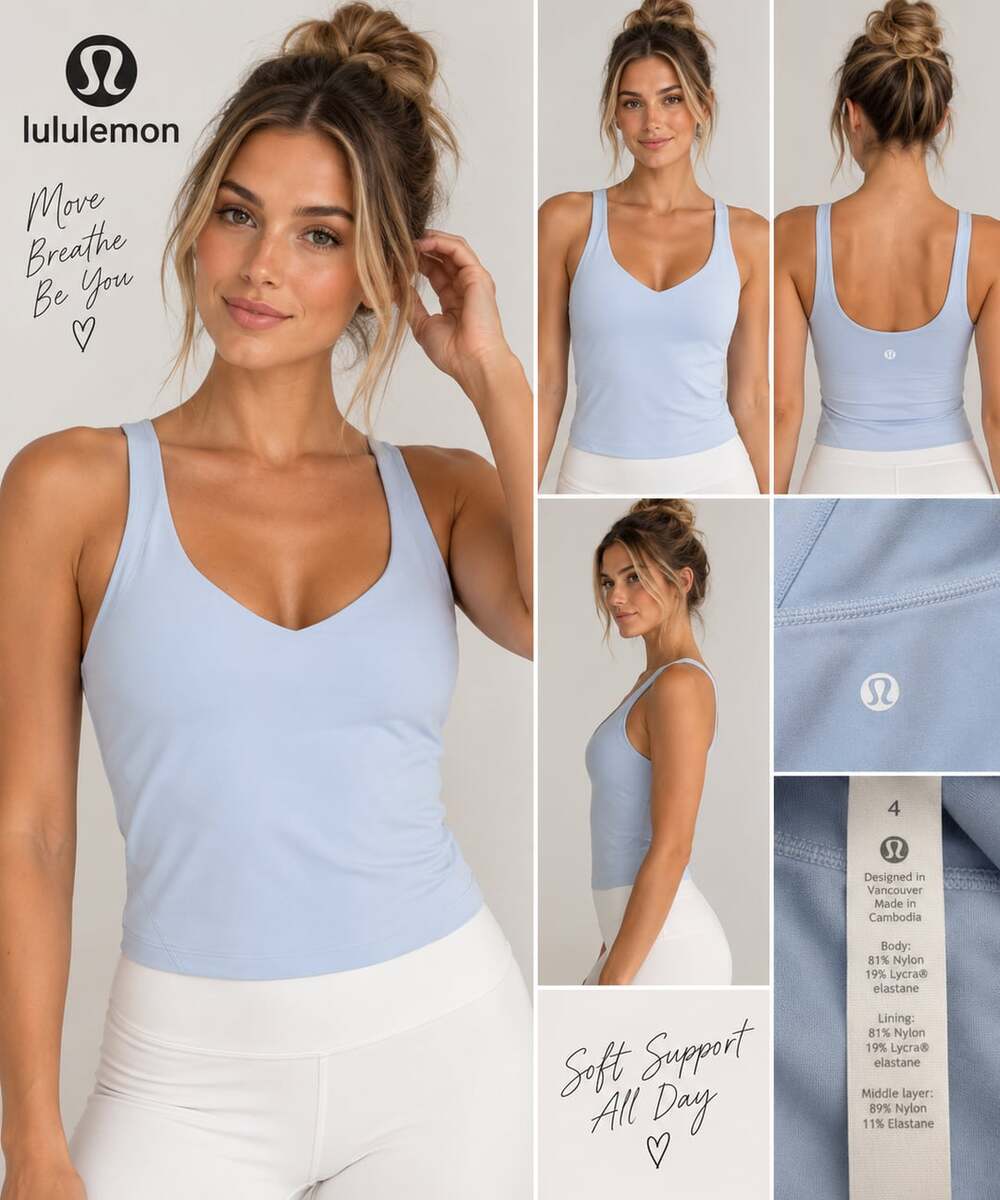 Lululemon size 4 crop Tank Top
